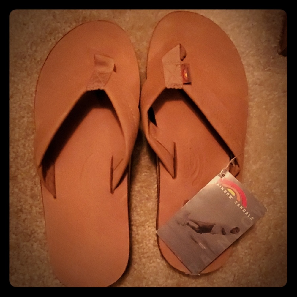 Men's medium rainbow sandles